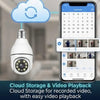 WiFi Smart Bulb Security Camera with Motion Detection