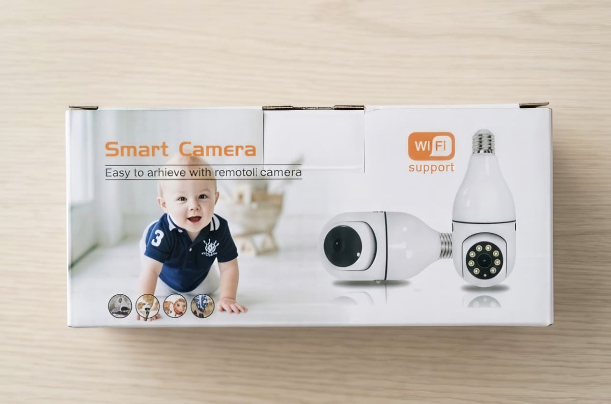 WiFi Smart Bulb Security Camera with Motion Detection
