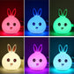 Squishy Rabbit Night Light for Kids
