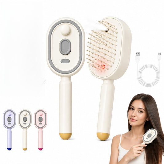 Rechargeable Retractable Air Cushion Comb