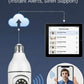WiFi Smart Bulb Security Camera with Motion Detection