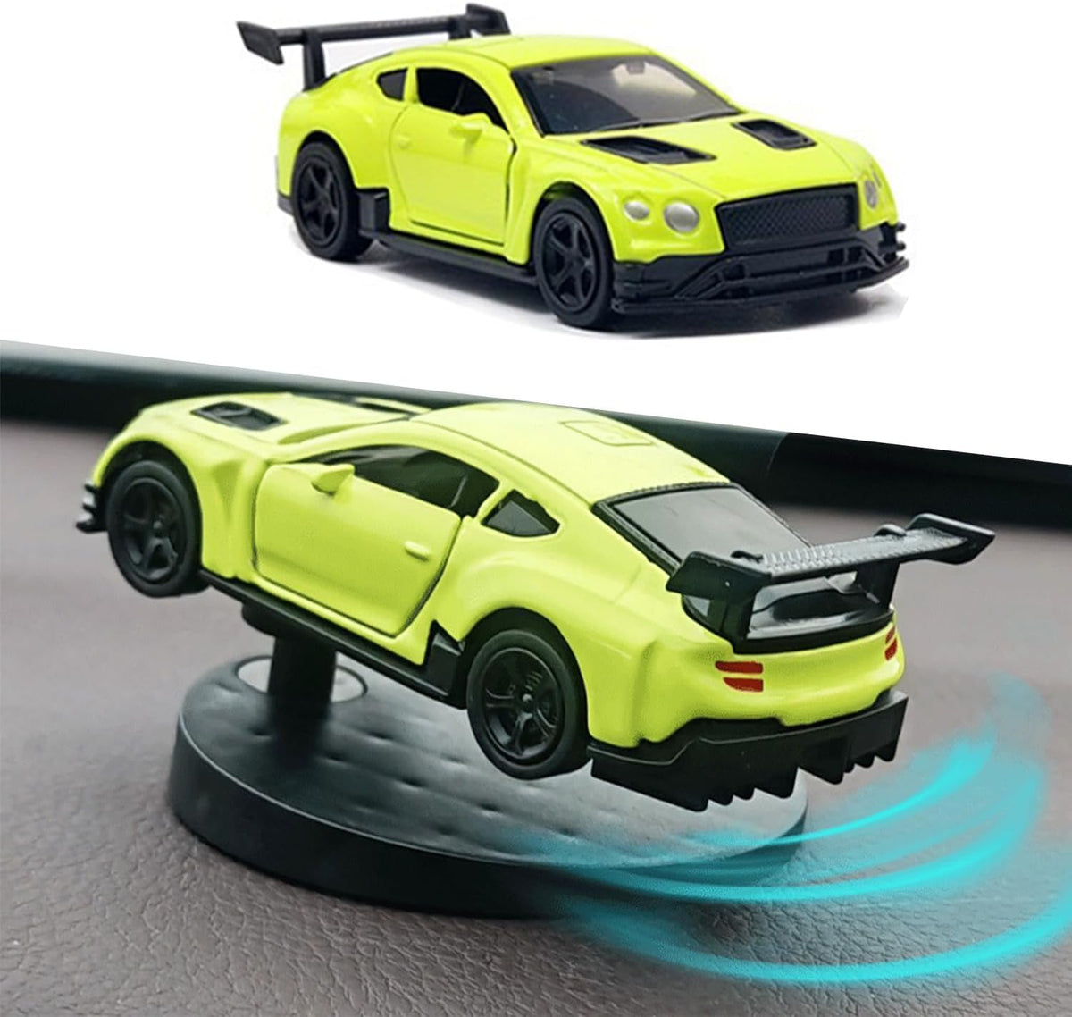 Dashboard Metal Drift Car Ornament