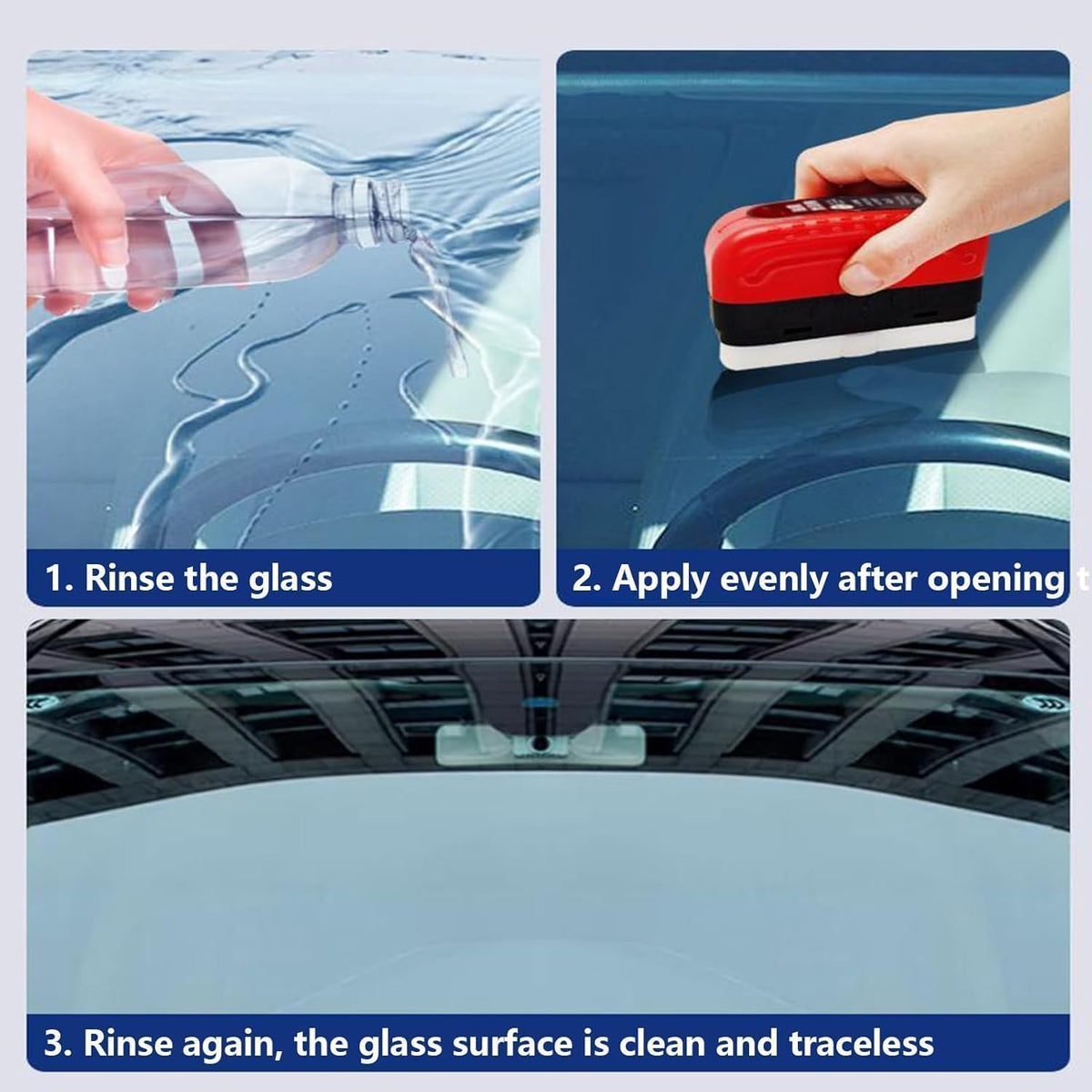 Car Windshield Oil Film Cleaning Brush