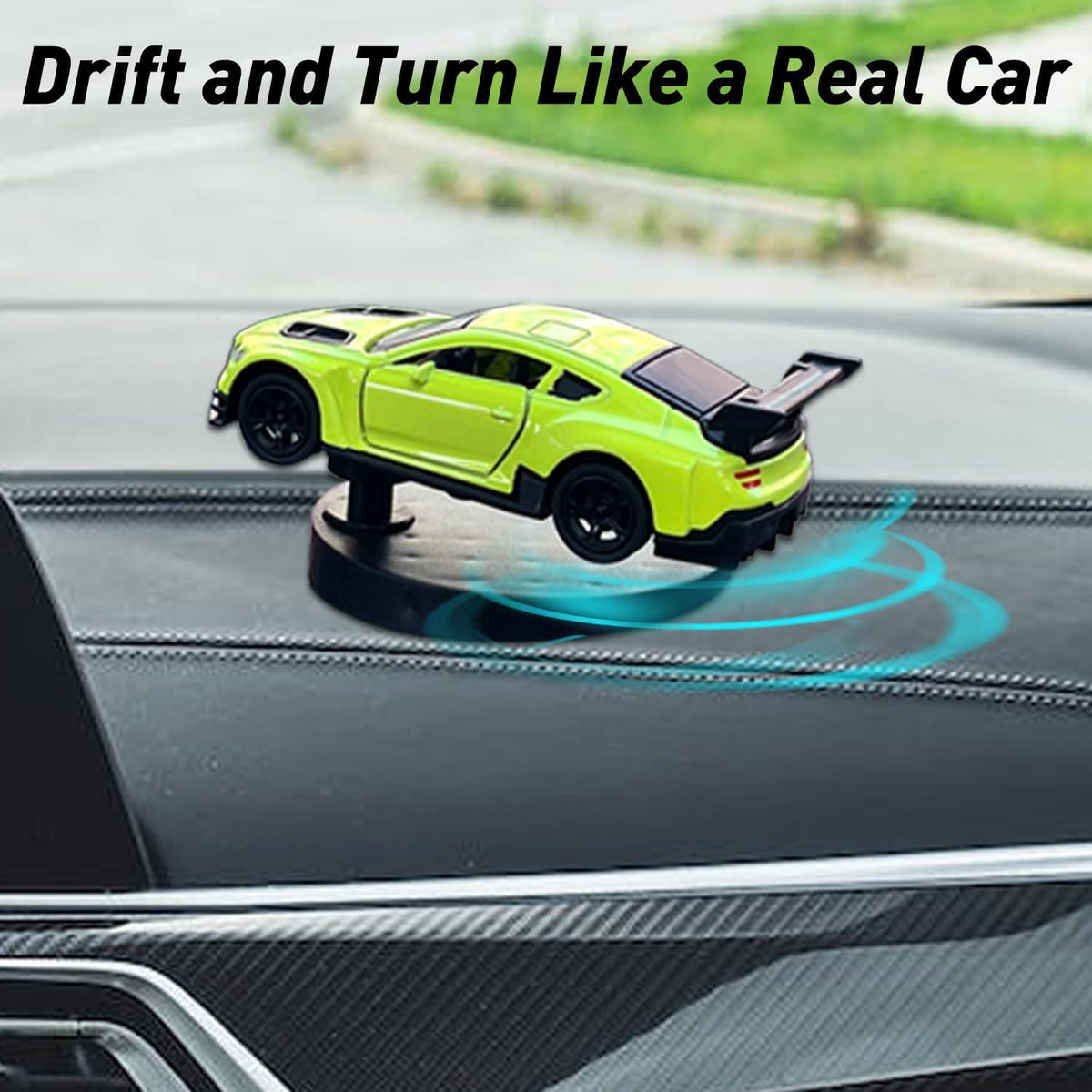 Dashboard Metal Drift Car Ornament