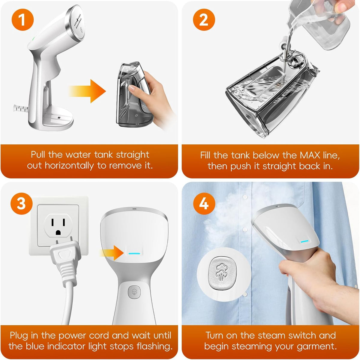 Portable Handheld Garment Steamer