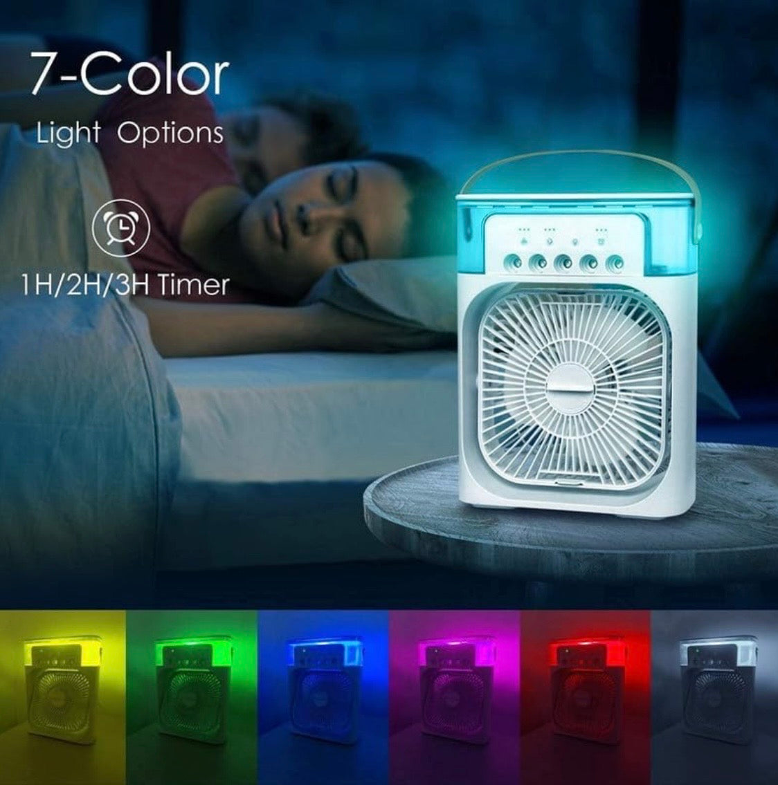 Portable Misting Air Cooler & Desk Fan