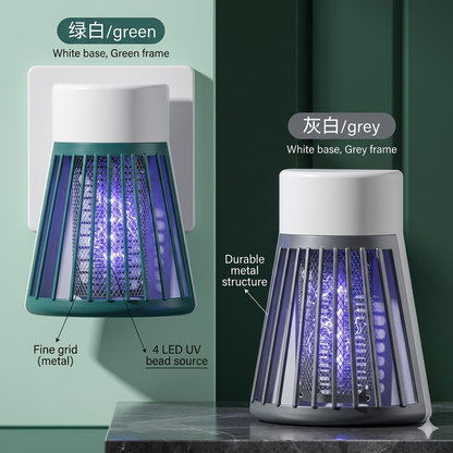 Plug-In LED Lamp Mosquito Killer Machine Home Chemical-Free Insect Trap Safe for Kids & Pets – Easy to Clean Mosquito Killer