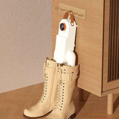 Electric Shoes Dryer Machine with Adjustable Warm Air Pipes | Fast Shoe Drying, Odor Removal & Hygiene Care | Timer Control | Safe Gentle Heat for Shoes, Slippers, Boots & Socks (White)