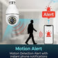 WiFi Smart Bulb Security Camera with Motion Detection
